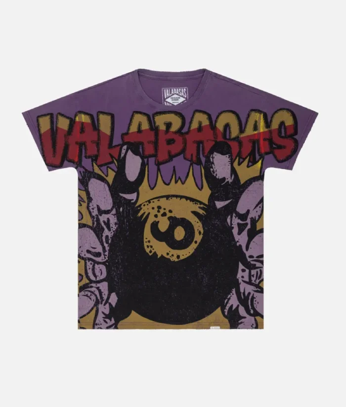 Valabasas 8Ball Vintage Purple T-Shirt