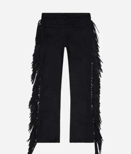 Valabasas Aviator Black Suede Stacked Jeans