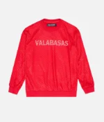 Valabasas Caviera Suede Red Sweater