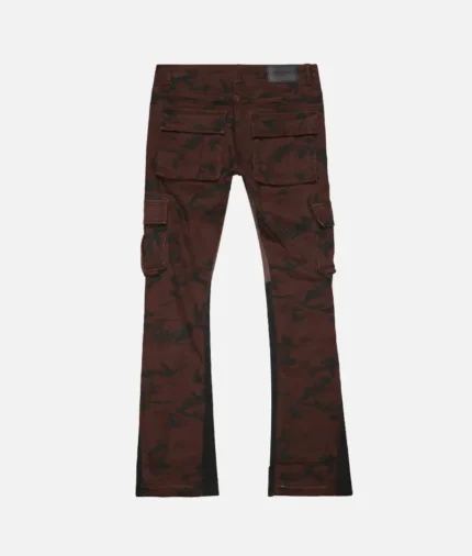 Valabasas Commander Brown Black Stacked Jean