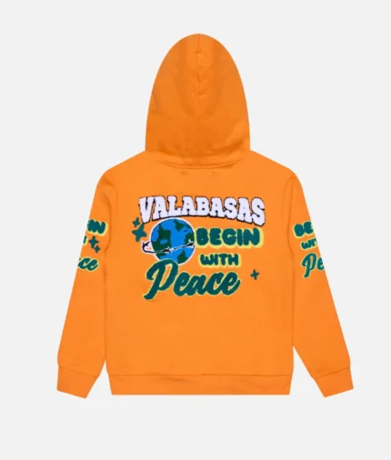 Valabasas Harmony Fleece Hoodie Orange