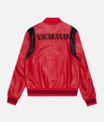 Valabasas Unaversita Red Leather Jacket