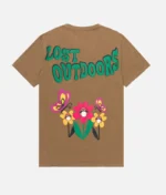 Valabasas Wild Flower Vintage Brown T-Shirt