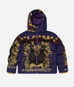 Valabasas Winners Mentality Purple Puffer Jacket